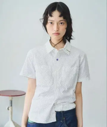 [ common gull products. ] 백일몽 도트 타이트 셔츠 M