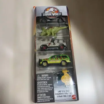 쥬라기 공원 Jurassic World 미니카 5대 세트 미국 구매