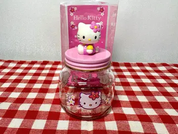 초레어 2001년 헤이세이 레트로 키티 슈가 포트 캐니스터 카오하나