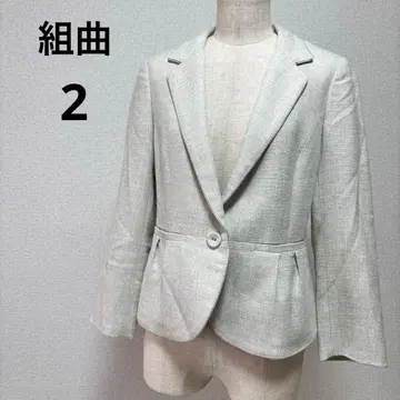 KUMIKYOKU 쿠미쿄쿠 테일러드 자켓 2 라메