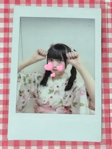 이기가리 도호쿠산 타치바나 카렌 폴라로이드 유카타