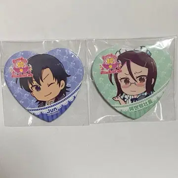 프리티 리듬 오로라 드림 10주년 카페 캔뱃지 준 아세치
