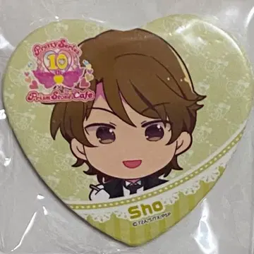 프리티 리듬 오로라 드림 10주년 카페 하트 캔뱃지 쇼