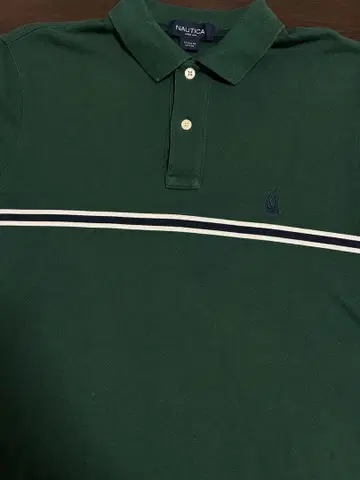 NAUTICA 피케 셔츠 그린 M