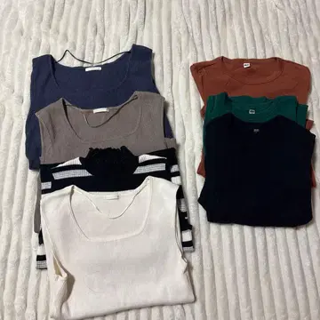 UNIQLO GU 외 브랜드 1점 여성용 상의 7세트 묶음 판매