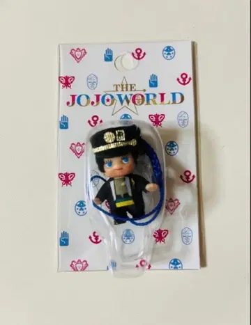 새상품 THE JOJO WORLD 큐피 콜라보 스트랩 쿠죠 죠타로
