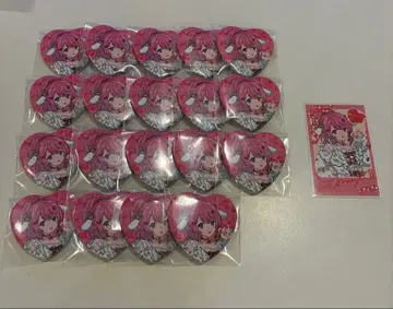 니지산지 Cherry Cherish 랜덤 하트형 캔뱃지 쿠라모치 메루토