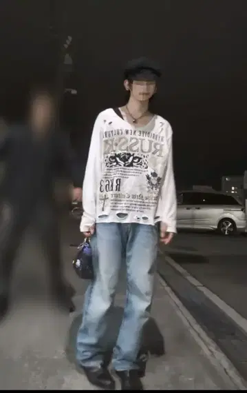 [레어] [당일 발송] 리메이크 긴팔 RUSS K