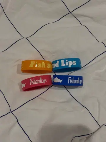 Fish and Lips 러버 밴드 4세트