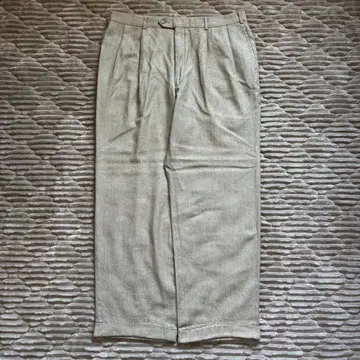 60s 70s 빈티지 usa 와이드 슬랙스 린넨 베이지 초와이드
