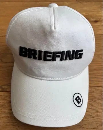 BRIEFING 골프 캡 화이트