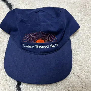 CAMP RISING SUN 자수 캡 네이비