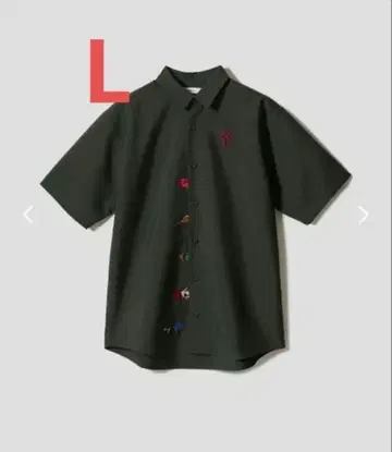 [그라니프] L 엠블럼 하트 킹덤하츠 루즈핏 반팔 셔츠