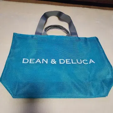 DEAN & DELUCA 메쉬 토트백 터콰이즈