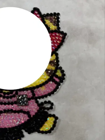 부채 데코 부품