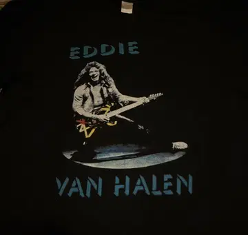 VAN HALEN 밴 헤일런 에디 밴드 티셔츠 블랙 XL 구제 의류