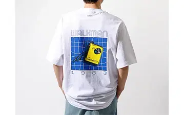 소니 공식 굿즈 워크맨 T셔츠 WM-F5