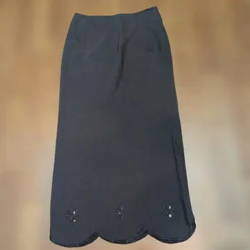 이타리야 블랙 롱 스커트