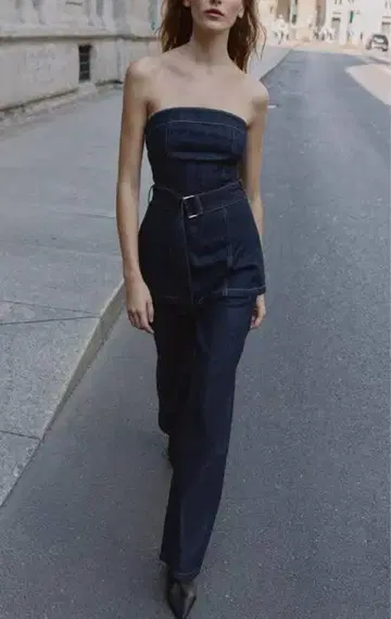ZARA 하이웨스트 와이드 레그 청바지 38