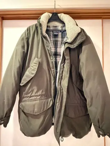 [레어] 80s~90s NAUTICA 다운 자켓 올리브
