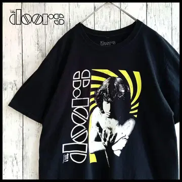 Doors 밴드 티셔츠 L 짐 모리슨 빈티지 블랙