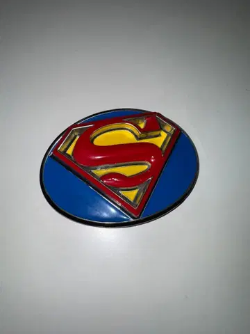 SUPERMAN 슈퍼맨 벨트 버클 빈티지