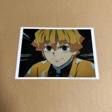 귀멸의 칼날 ufotable 카페 브로마이드 복권 아가츠마 젠이츠