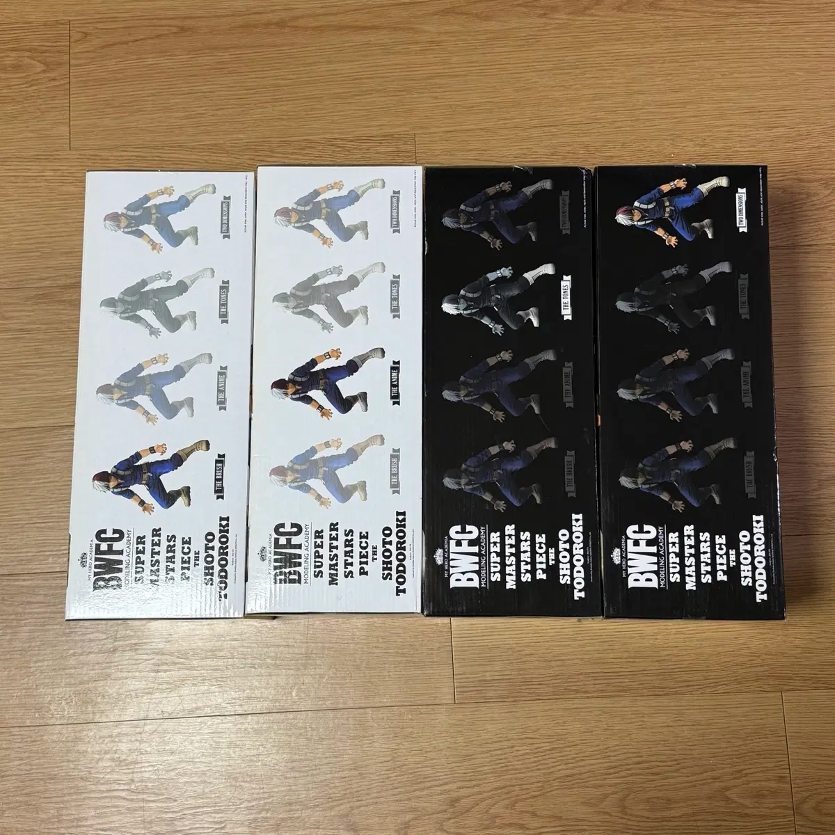 나의 히어로 아카데미아 BWFC 4종 토도로키 쇼토 피규어 일괄 판매