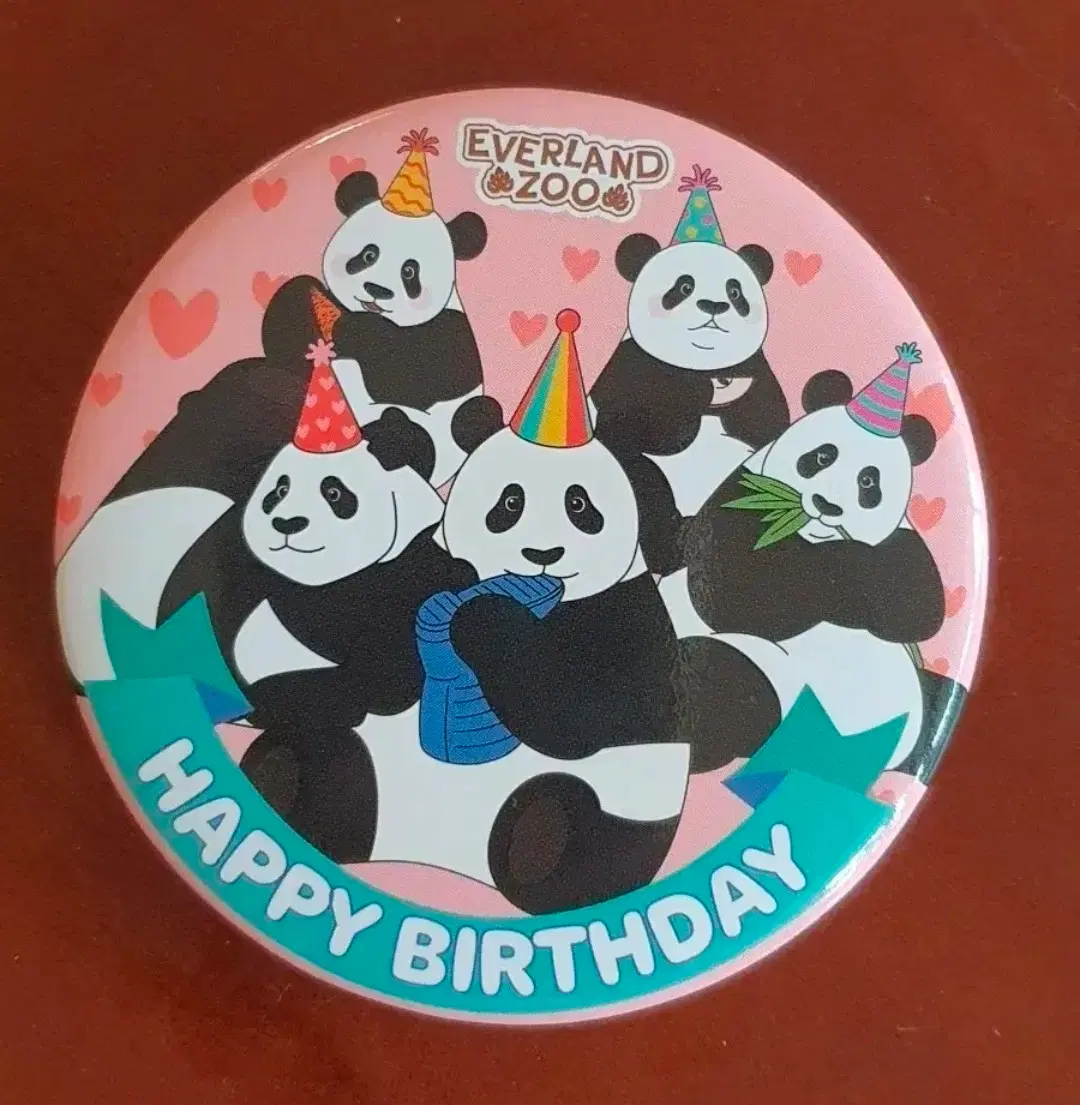 푸바오+루이후이+아이바오 생일뱃지 세트