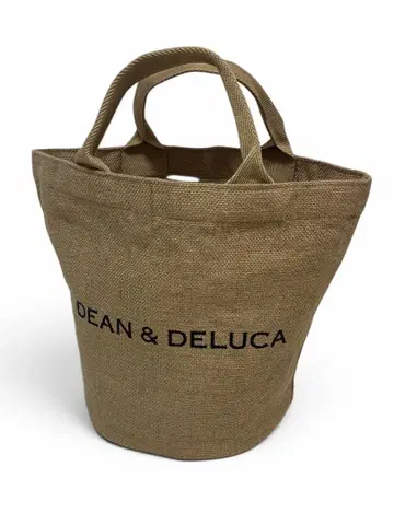 새상품급 DEAN & DELUCA 20주년 주트 토트백 S사이즈