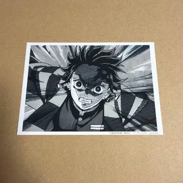 귀멸의 칼날 ufotable 카페 브로마이드 복권 카마도 탄지로