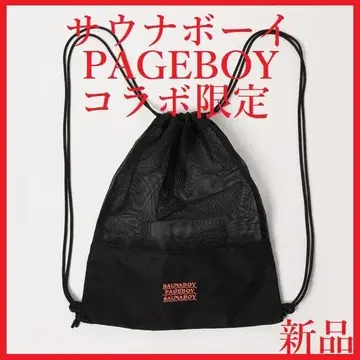 새상품 한정판 사우나 보이 x PAGEBOY 콜라보 냅색 별주품