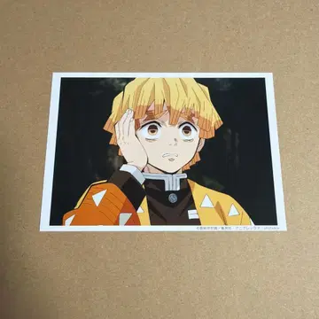 귀멸의 칼날 ufotable 카페 브로마이드 복권 입지편 아가츠마 젠이츠