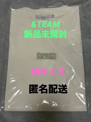 미개봉 새상품 &TEAM SECOND TO NONE 티셔츠 M 사이즈