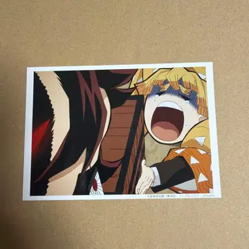 귀멸의 칼날 ufotable 카페 브로마이드 복권 입지편 아가츠마 젠이츠 탄지로