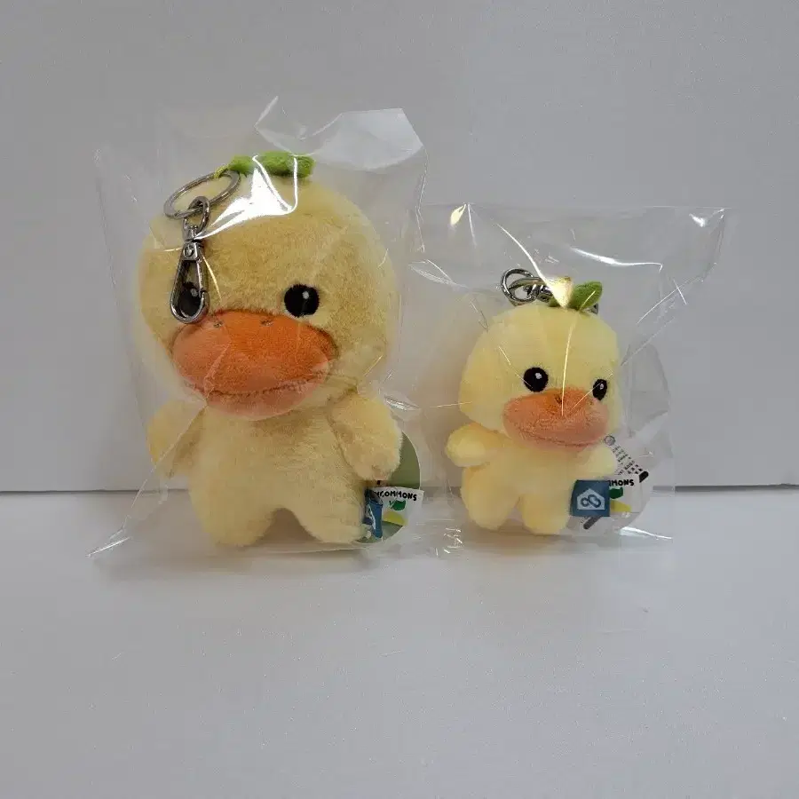 오구리 키링 2개 세트 오리 인형