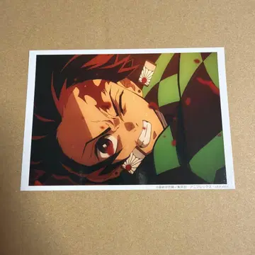 귀멸의 칼날 ufotable 카페 브로마이드 복권 카마도 탄지로