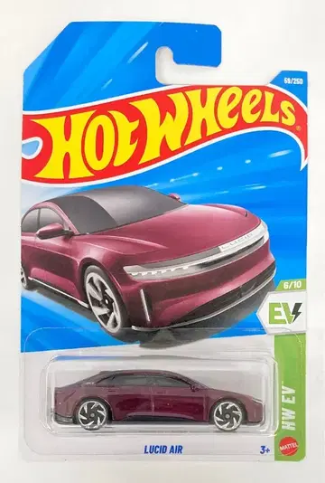 MATTEL HW EV 6/10 HOTWHEELS LUCID AIR/퍼플 59/250