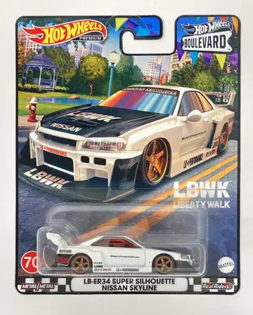 MATTEL BOULEVARD #70 HOTWHEELS LB-ER34 SUPER SILHOUETTE NISSAN SKYLINE #70