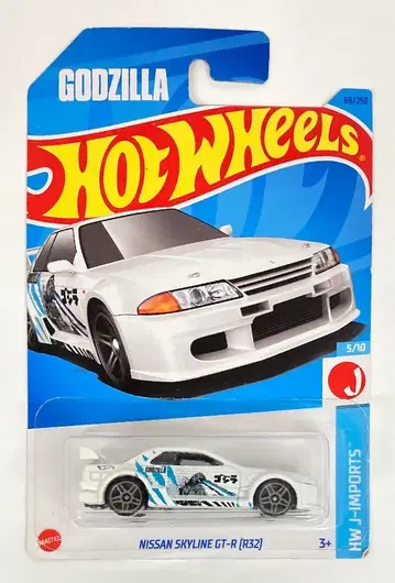 MATTEL HOTWHEELS HW J-IMPORTS 5/10 HNJ84 NISSAN SKYLINE GT-R(R32) 화이트 69/250