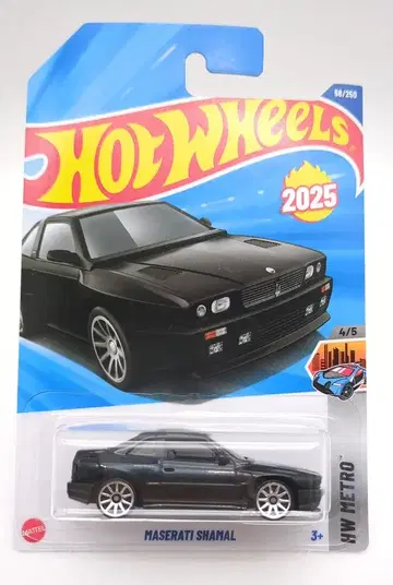 MATTEL HOTWHEELS 2025 HW METRO 4/5 HYX76 MASERATI SHAMAL 블랙 58/250