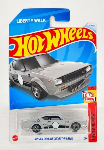 MATTEL HOTWHEELS THEN AND NOW 1/10 HXR13 NISSAN SKYLINE 2000GT-R LBWK/그레이 191/250