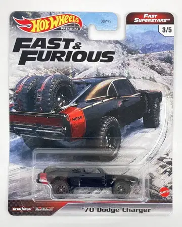 MATTEL HOTWHEELS/프리미엄 패스트 슈퍼스타즈 '70 닷지 차저 GRL83