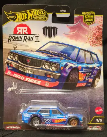 MATTEL HOTWHEELS RONIN RUN II JBK50 MAD MIKE MAZDA RX-3 WAGON/트레일러 3/5