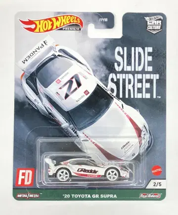 MATTEL HOTWHEELS SLIDE STREET GRJ79 '20 TOYOTA GR SUPRA 2/5