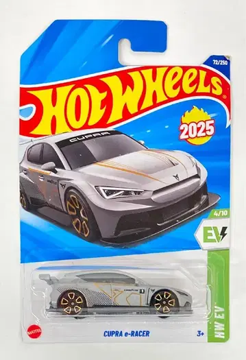 MATTEL HOTWHEELS 2025 HW EV 4/10 HYX46 CUPRA e-RACER 그레이 72/250