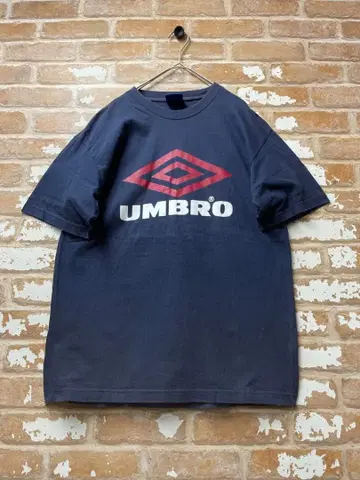 00s 엄브로 UNBRO 티셔츠 네이비 y2k 구제 의류 빅 로고