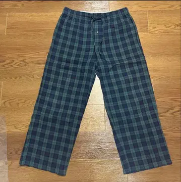 00s MERONA 블랙워치 파자마 팬츠 이지 팬츠 체크