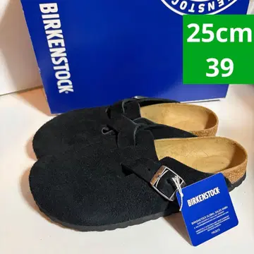 BIRKENSTOCK 보스턴 39 25cm 블랙 내로우 빌켄