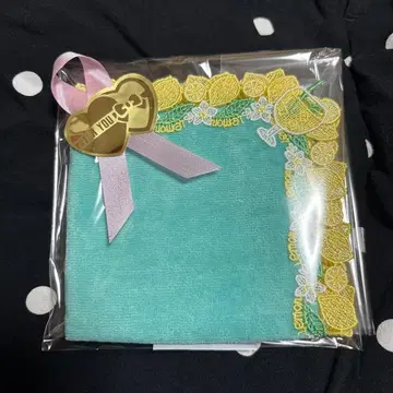[완판템] 긴자와 레이스 시즌 타월 손수건 레모네이드 피콕 블루